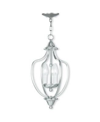 Livex - Home Basics 3-Light Convertible Mini Chandelier/Ceiling Mount
