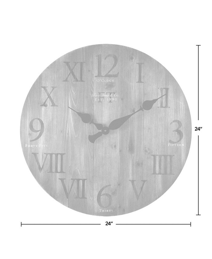 FIRSTIME & CO Rustic Barnwood Clock Macy's