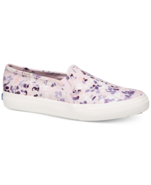 Keds Double Decker Sneakers Women's Shoes In Light Lilac Floral
