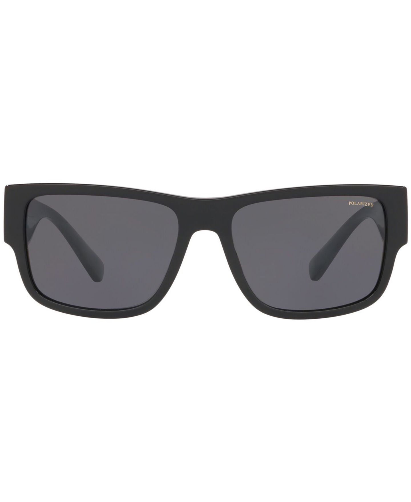 Женские солнцезащитные очки Versace Polarized Sunglasses, VE4369, цвет: Чёрный / Серый — фото 2