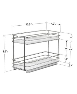 Lynk Professional Spice Rack Slide Out Cabinet Organizer