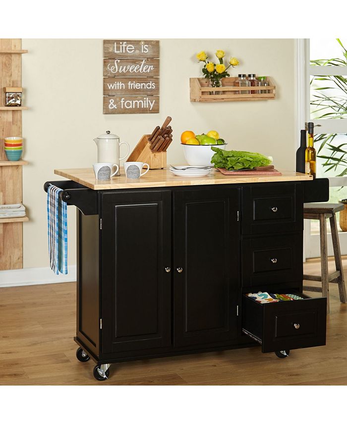 Lifestorey The Mezzanine Shoppe Sundance Cart Wood Top Macy's