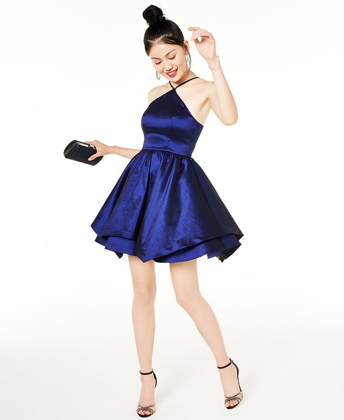 Sequin hearts fit and flare on sale dress