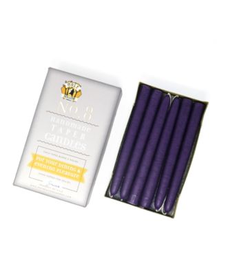 8" Taper Candles, Set of 12