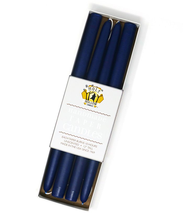 Mole Hollow Candles 12" Taper Candles, Set of 4 Macy's
