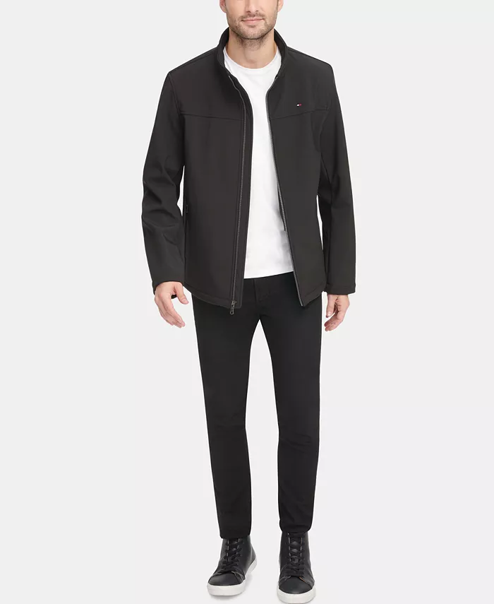 Men's Soft-Shell Classic Zip-Front Jacket - thumbnail 5