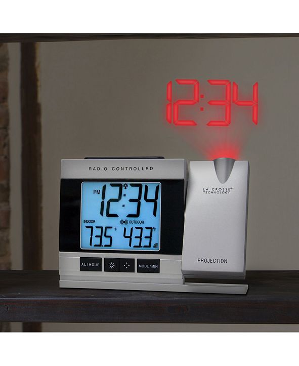La Crosse Technology Projection Digital Alarm Clock with Temperature