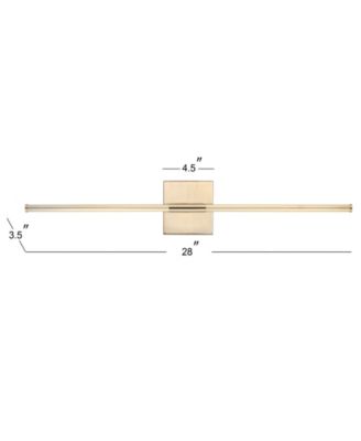 Makena 28" Dimmable Integrated LED Metal Wall Sconce