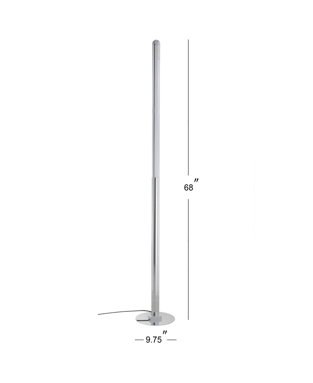 Jonathan Y Roxanna Integrated Led Metal Floor Lamp