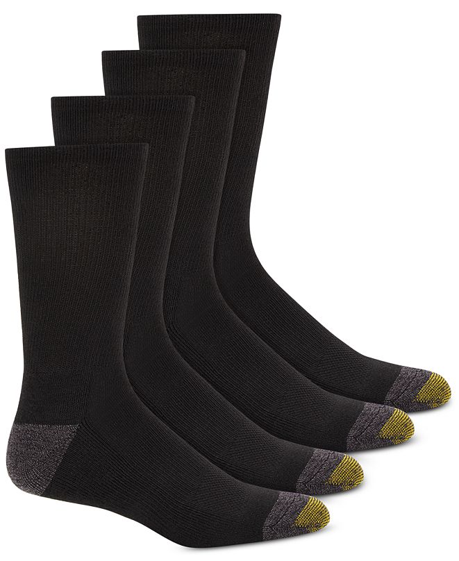 Gold Toe Men's 4-Pk. Circuit Athletic Crew Socks & Reviews - Underwear & Socks - Men - Macy's