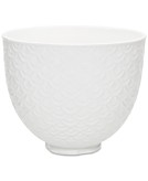 KitchenAid Stand Mixer Mermaid Lace White 5-Qt. Ceramic Mixing Bowl +  Reviews, Crate & Barrel