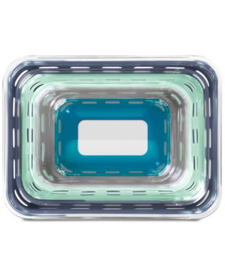 Duraglass Mixed 10-Pc. Food Storage Container Set, Blue