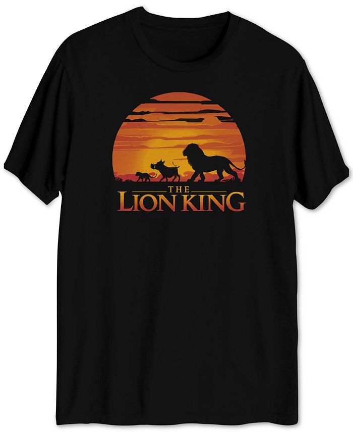 Hybrid Lion King Sunset Men's Graphic T-Shirt & Reviews - T-Shirts ...