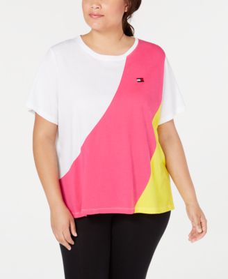 hot pink plus size t shirt