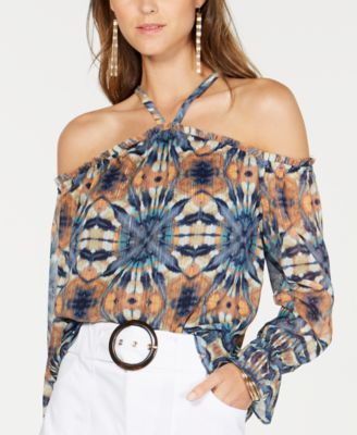 macys cold shoulder blouses