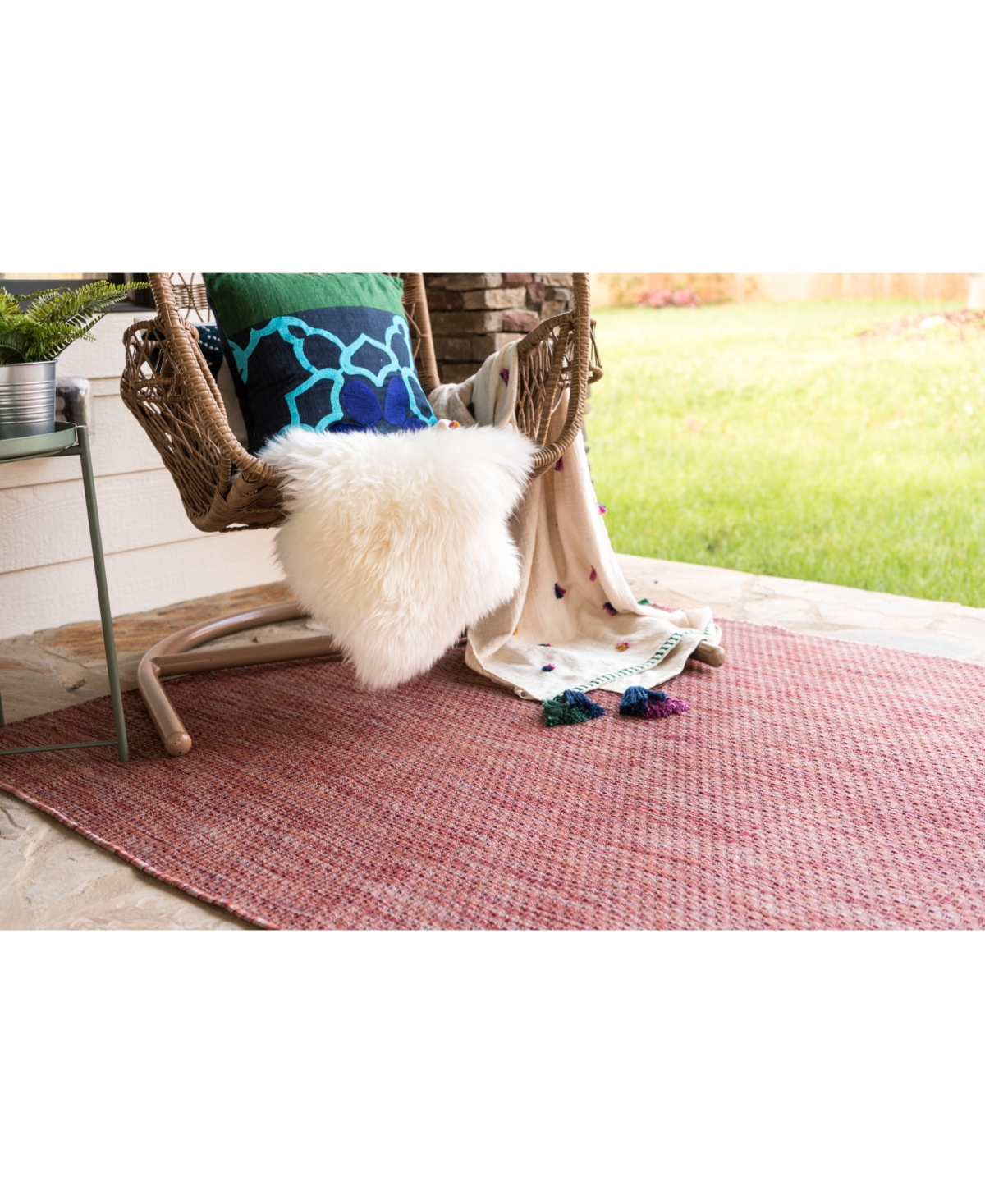 Bayshore Home Outdoor Pashio Pas6 10' Area Rug