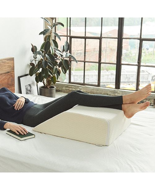 Brentwood Home Zuma Leg Rest Therapeutic Foam Wedge Pillow