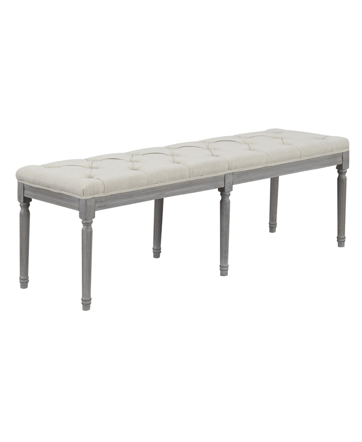 9244489 Ac Pacific Jack Button Tufted Upholstered Bench wi sku 9244489