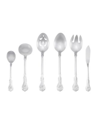 RiverRidge Home Riverridge Bouquet 46 Piece Monogrammed Flatware Set - N, Service for 8