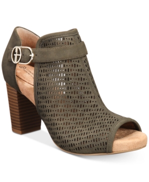 image of Giani Bernini Jaccee Memory-Foam Perforated Shooties, Created for Macy-s Women-s Shoes