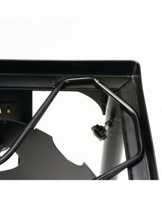 2-Burner Base Camp Stove with Cast Iron Burners and Stand