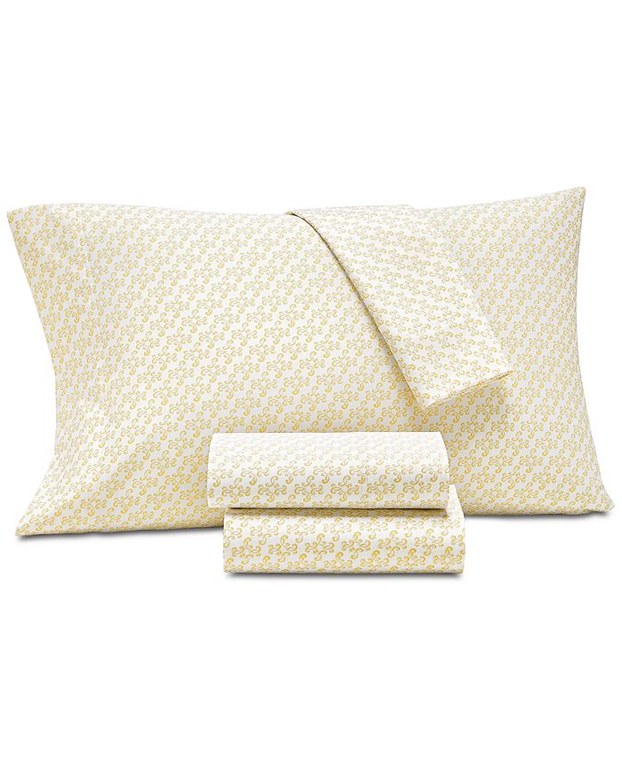 Charter Club Supima Cotton 550Thread Count 4Pc. ScrollPrint Queen