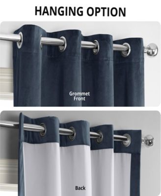 Grommet Signature Velvet Blackout Curtain