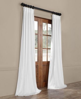 French Pleat Signature Velvet Blackout Curtain