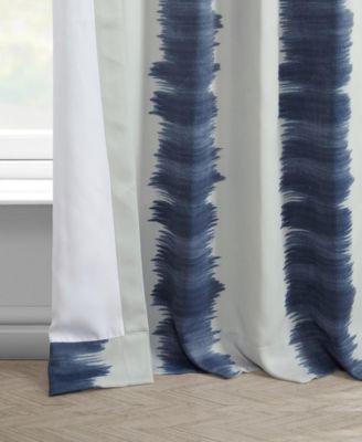 Flambe Striped Room Darkening Curtain