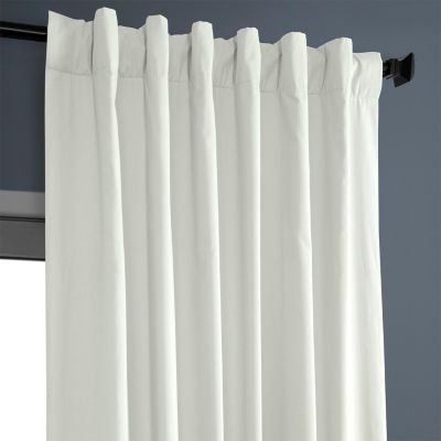 Solid Cotton Hotel Blackout Curtain