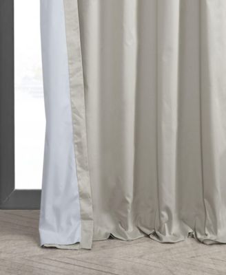 Solid Cotton Hotel Blackout Curtain
