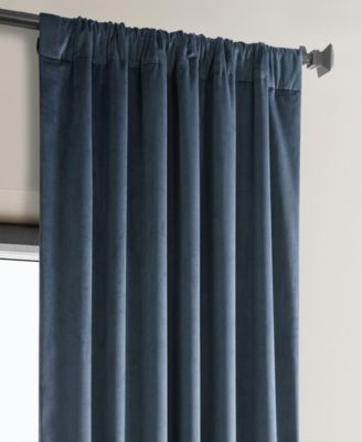 Heritage Plush Velvet Room Darkening Curtain
