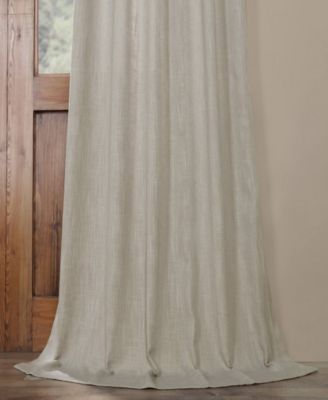 Heavy Faux Linen Curtain
