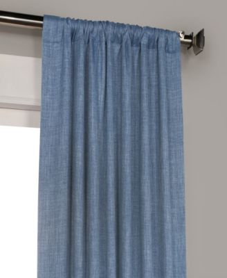 Exclusive Fabrics & Furnishings Blackout 50" X 84" Curtain Panel - Macy's