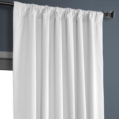 Solid Cotton Hotel Blackout Curtain