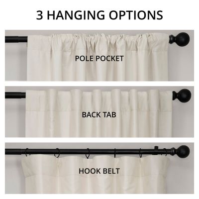 Off White Vintage Textured Faux Dupioni Silk Curtain