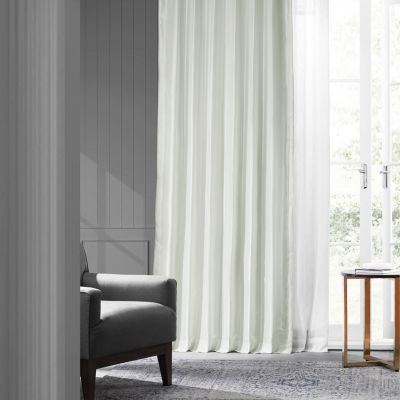 Faux Silk Taffeta Blackout Curtain