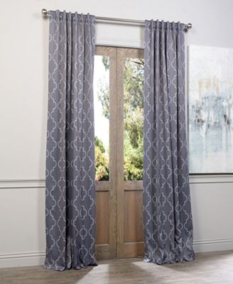 Seville Geometric Room Darkening Curtain