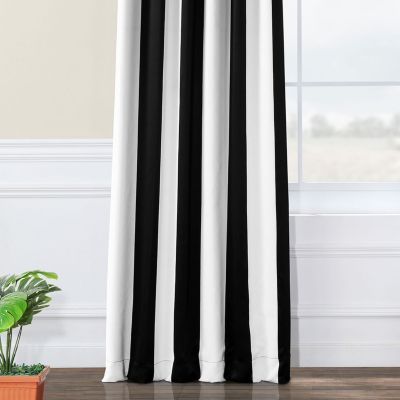 Awning Striped Room Darkening Curtain