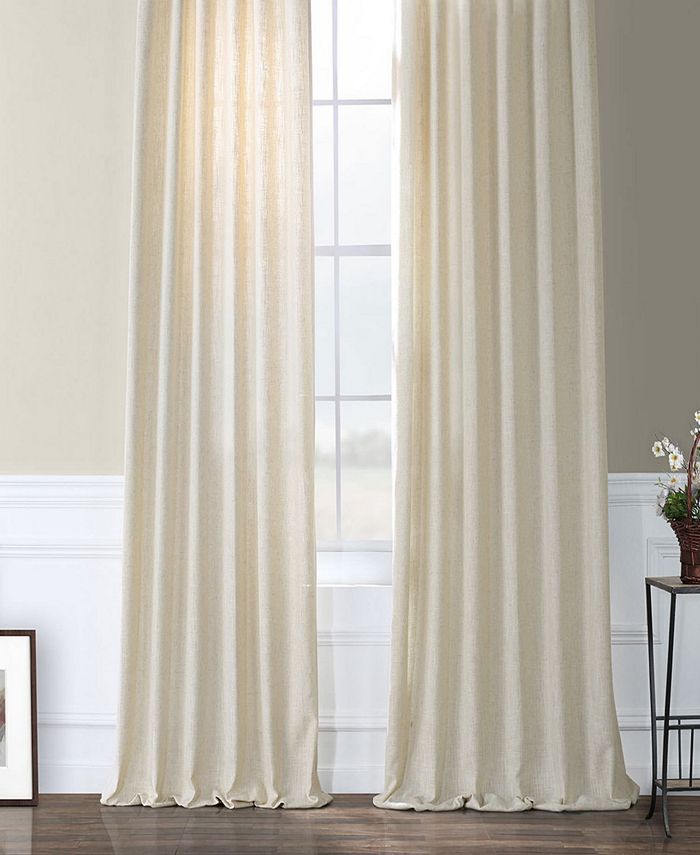 Exclusive Fabrics & Furnishings Heavy 50" x 96" Curtain Panel Macy's