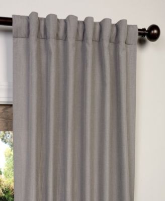 Heavy Faux Linen Curtain