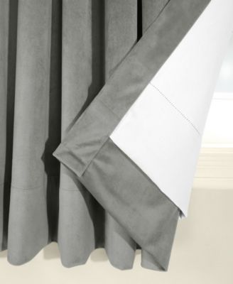 Silver Grey Signature Velvet Blackout Curtain