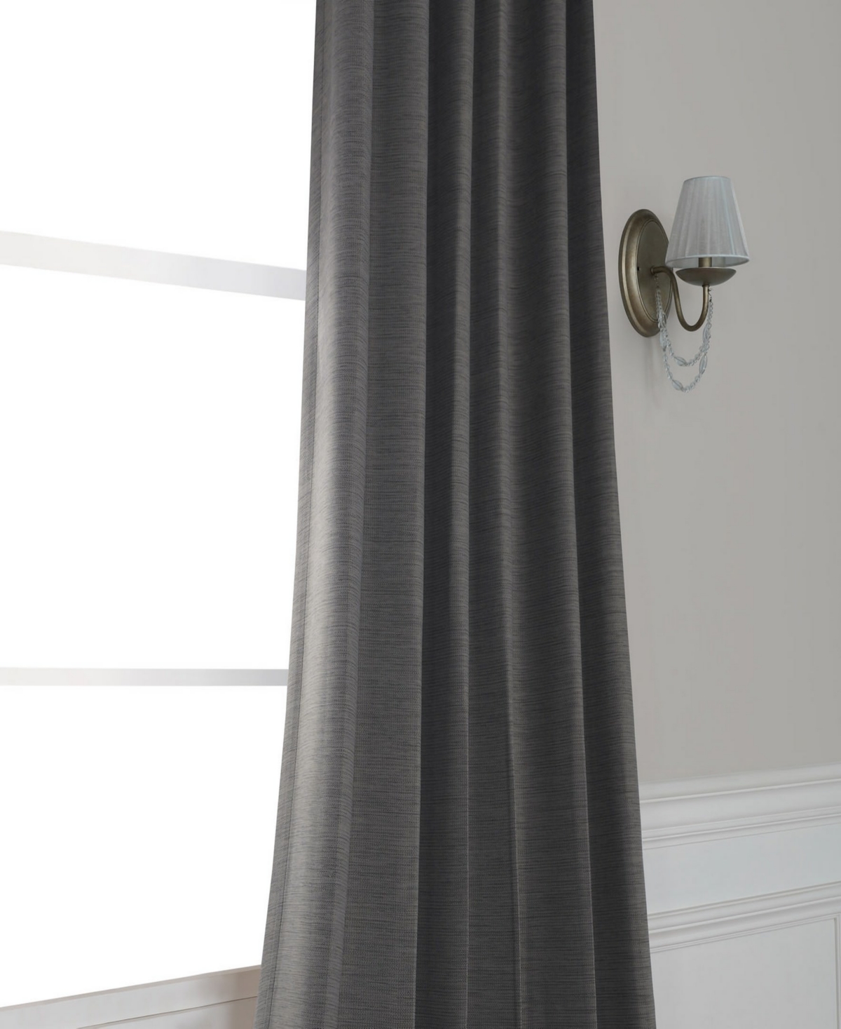 Half Price Drapes Textured Bellino Room Darkening Curtain