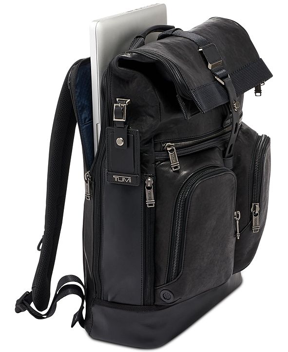 Tumi Men's Alpha Bravo London Roll-Top Backpack & Reviews ...