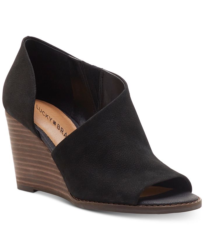 Lucky brand jaxy cheap wedge bootie