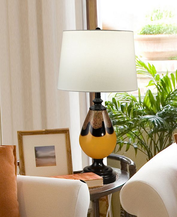 Dale Tiffany Keithia Hand Blown Art Glass Table Lamp ...