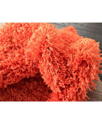 Solid Shag SS1 8' x 10' Area Rug
