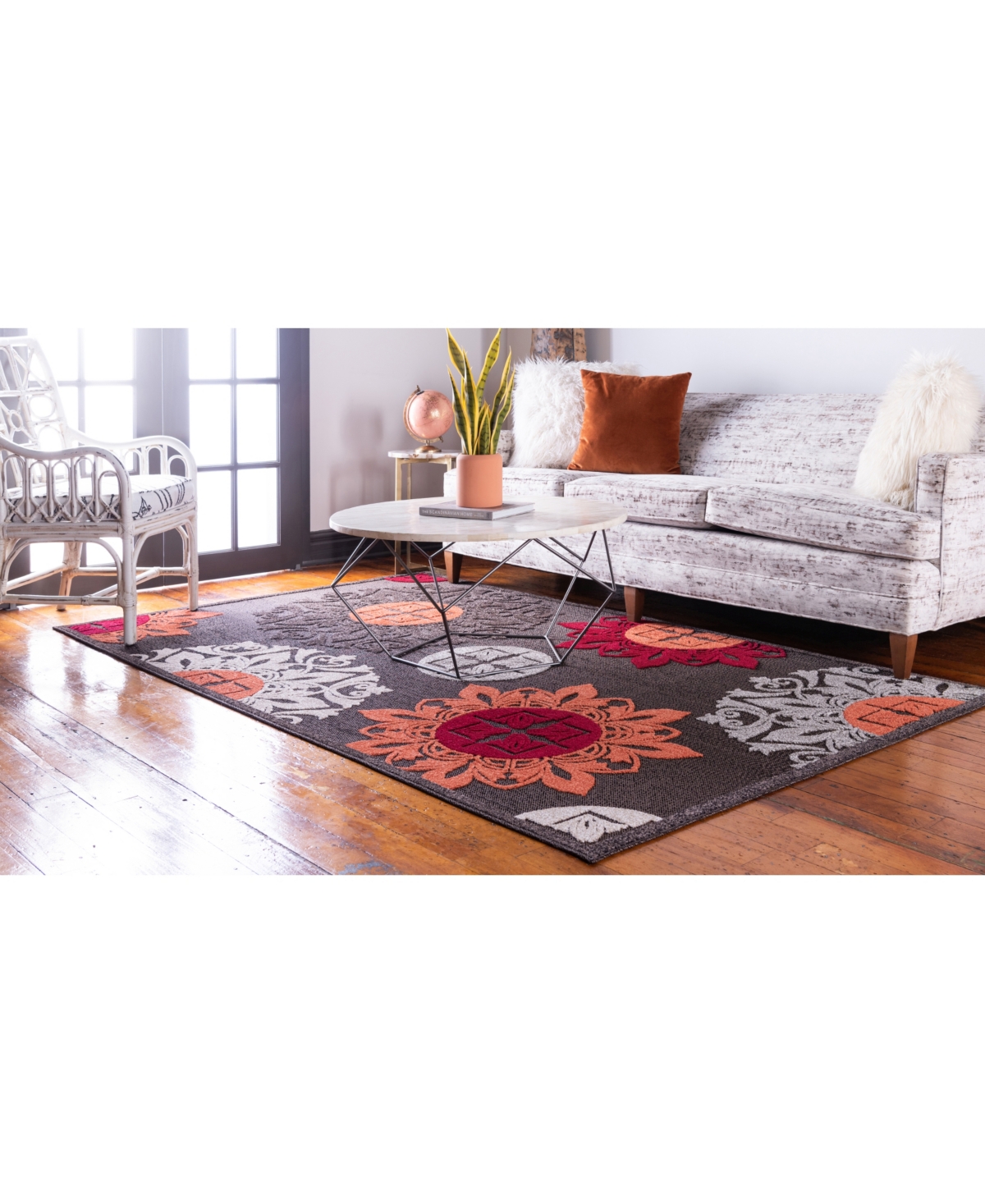 Bayshore Home Outdoor Pashio Pas4Area Rug - Brown