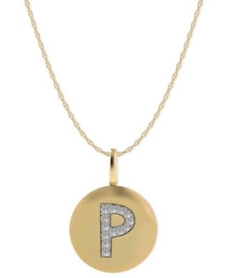 necklace with ap on it