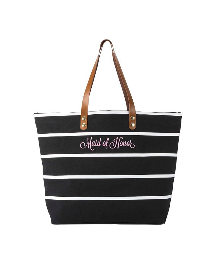 Cathy's Concepts Maid Of Honor Striped Tote - Macy's